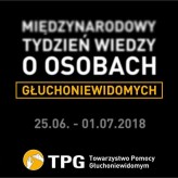 MIĘDZYNARODOWY TYDZIEŃ WIEDZY O OSOBACH GŁUCHONIEWIDOMYCH 