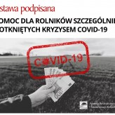 Pomoc dla rolników szczególnie dotkniętych kryzysem COVID-19