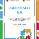 Walczymy o pulę 40.000,00 zł na realizacje zadania pn.  „W zdrowym ciele zdrowy duch` 