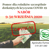 Rusza pomoc dla rolników – COVID-19