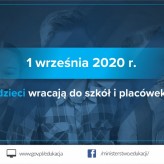 Bezpieczny powrót do szkół - Informacja MEN